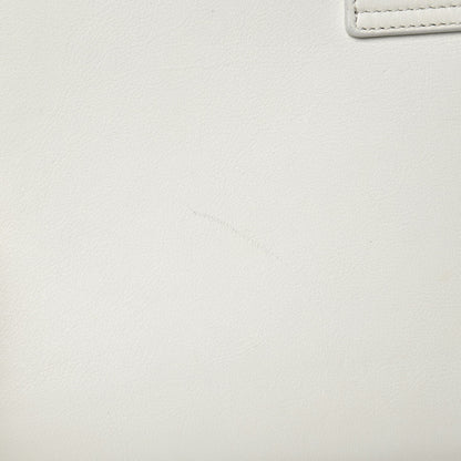 Saint Laurent Calfskin Classic Y Clutch White 10 of 11