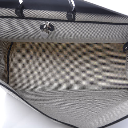 Hermes Criss Viking Vache Hunter Herbag Cabin Zip Retourne 50 Ecru Bleu Marine 5 of 10