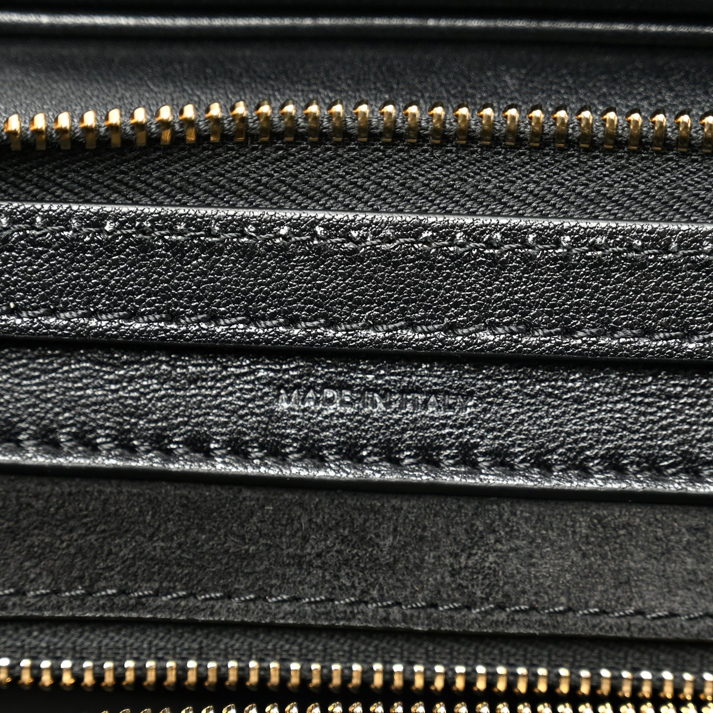 Supple Shiny Lambskin Little New Luggage Black