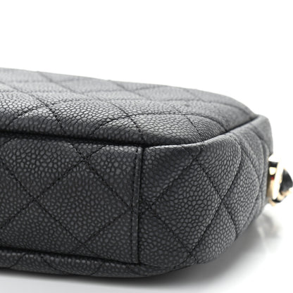 Chanel Caviar Quilted Coco Tassel Camera Case Black 9 of 9