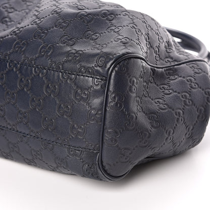 Gucci Guccissima Medium Sukey Tote Blue 9 of 11
