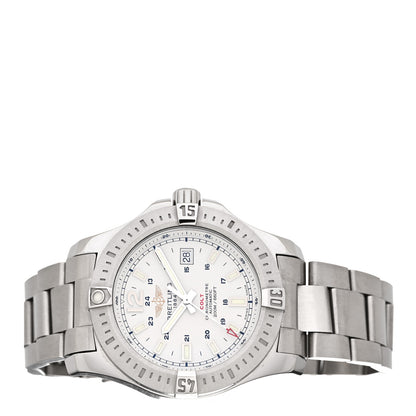 Breitling Stainless Steel 44mm Colt Automatic Watch White A17388 2 of 4