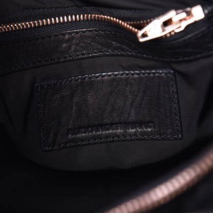 Alexander Wang Pebbled Lambskin Mini Rockie Black Rose Gold Hardware 9 of 12