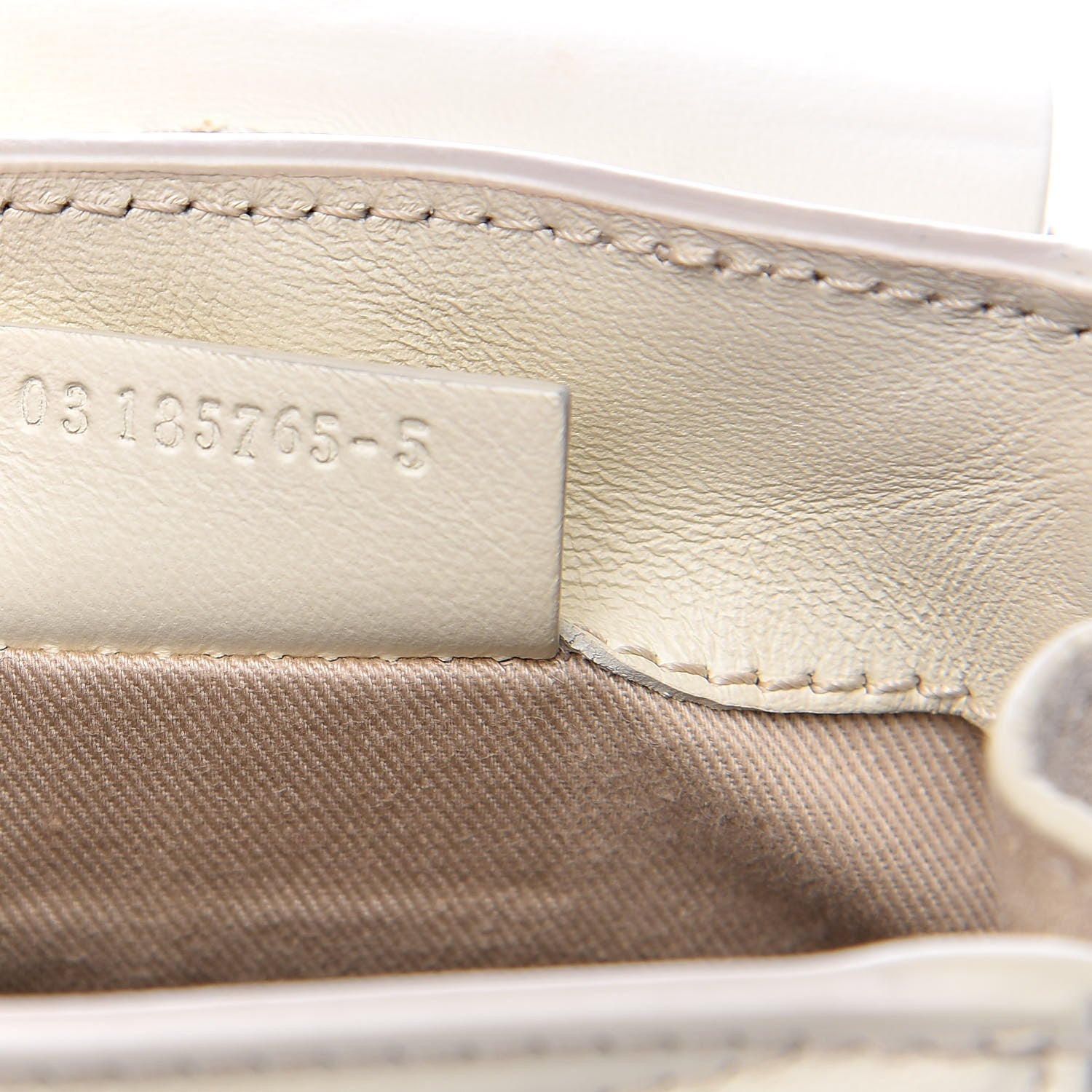 Chloe Calfskin Quilted Mini Faye Backpack Natural White 8 of 13