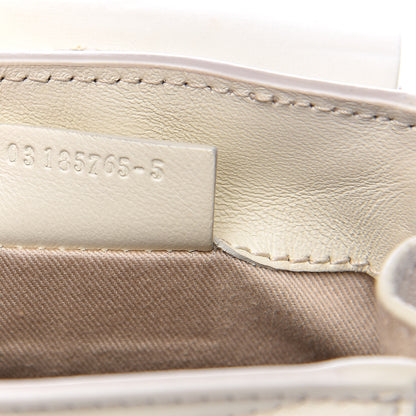Chloe Calfskin Quilted Mini Faye Backpack Natural White 8 of 13