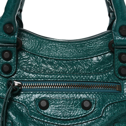 Balenciaga Agneau Classic Hardware Mini City Emerald 8 of 10