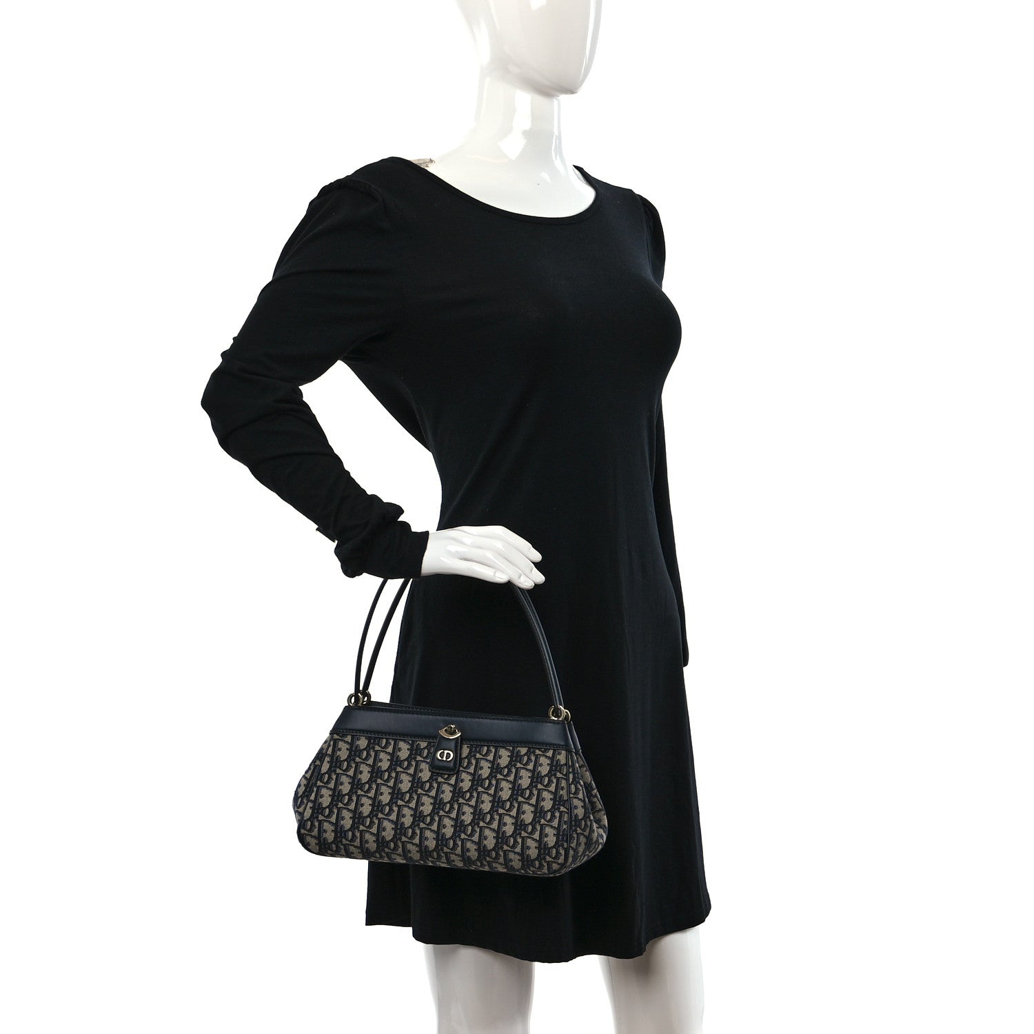 Christian Dior Oblique Key Bag Blue 2 of 9