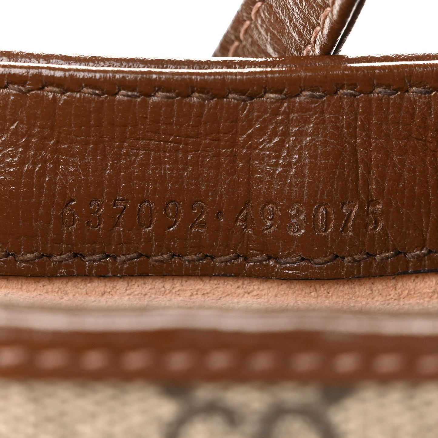 GG Supreme Monogram Azalea Calfskin Web Mini Jackie 1961 Hobo Beige Ebony Brown Sugar