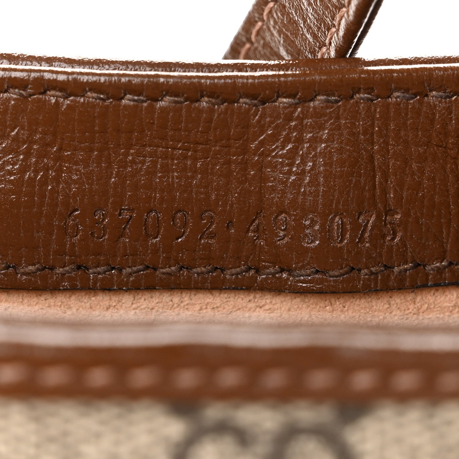 Gucci GG Supreme Monogram Azalea Calfskin Web Mini Jackie 1961 Hobo Beige Ebony Brown Sugar 7 of 10