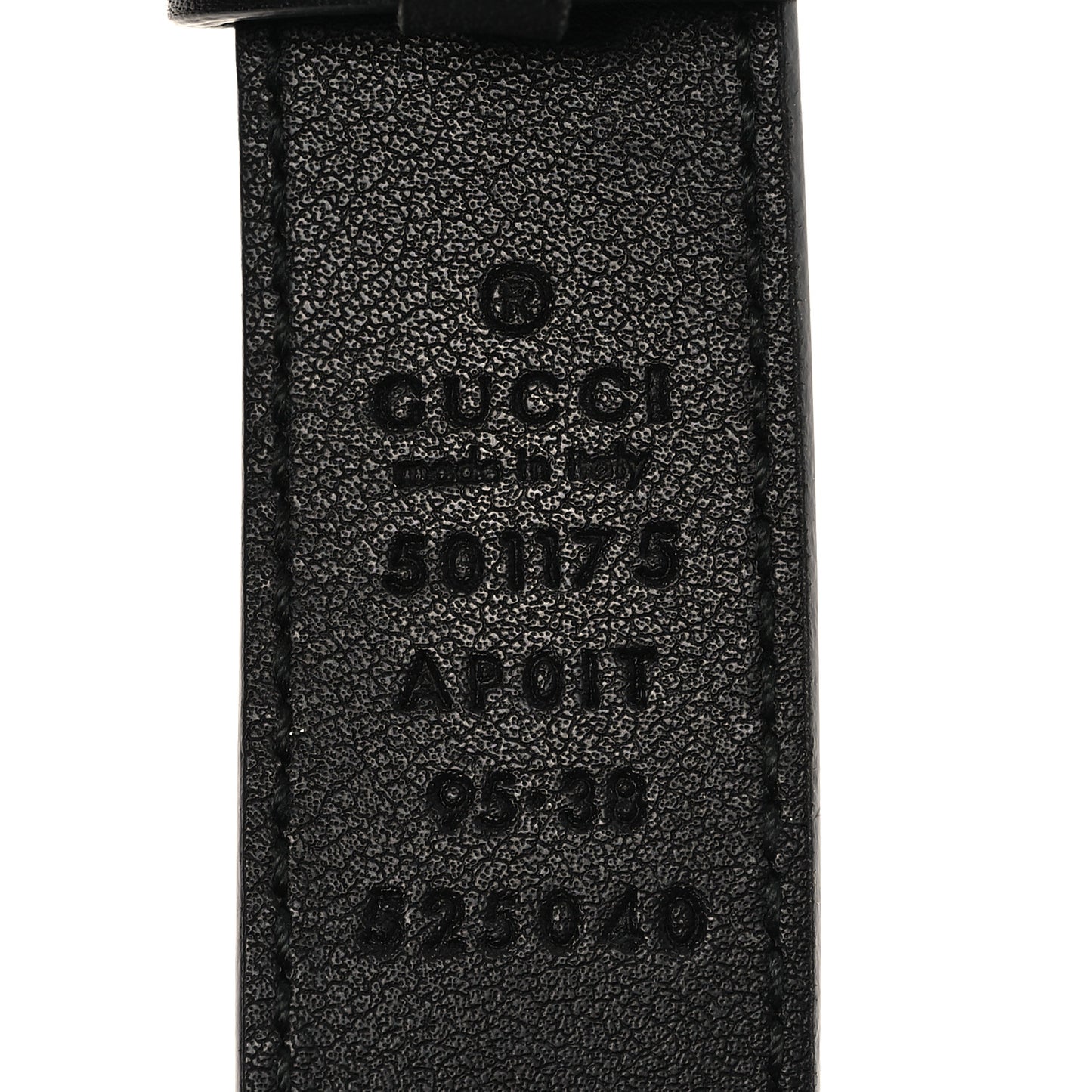 Calfskin Crystal Double G 30mm Belt 95 38 Black