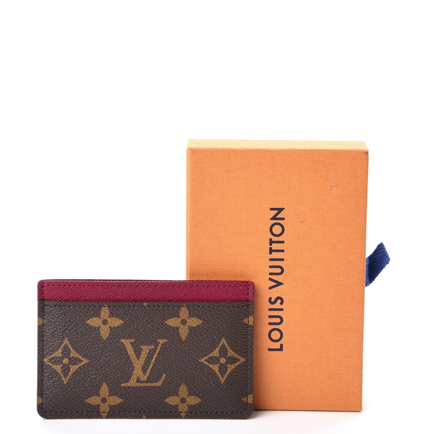 Monogram Card Holder Fuchsia
