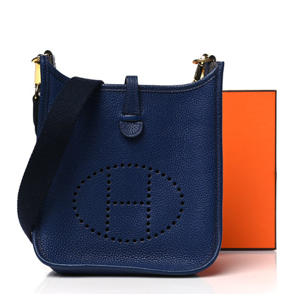 Hermes Taurillon Maurice Amazone Evelyne TPM Bleu Saphir Blue Indigo 11 of 11