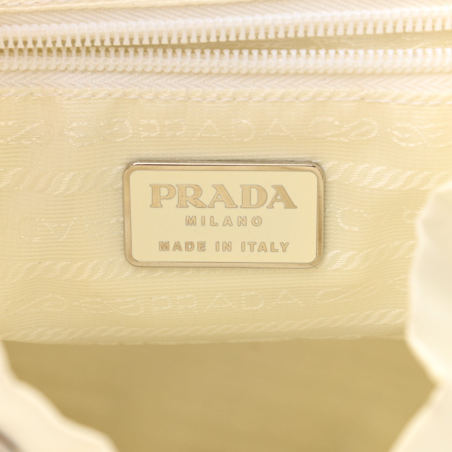 Nylon Vela Backpack White