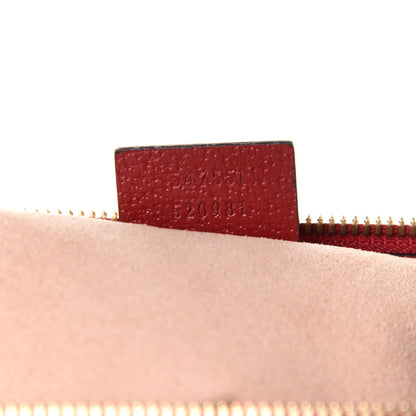 Gucci GG Supreme Monogram Flora Web Small Ophidia Tote Bag Red 7 of 11