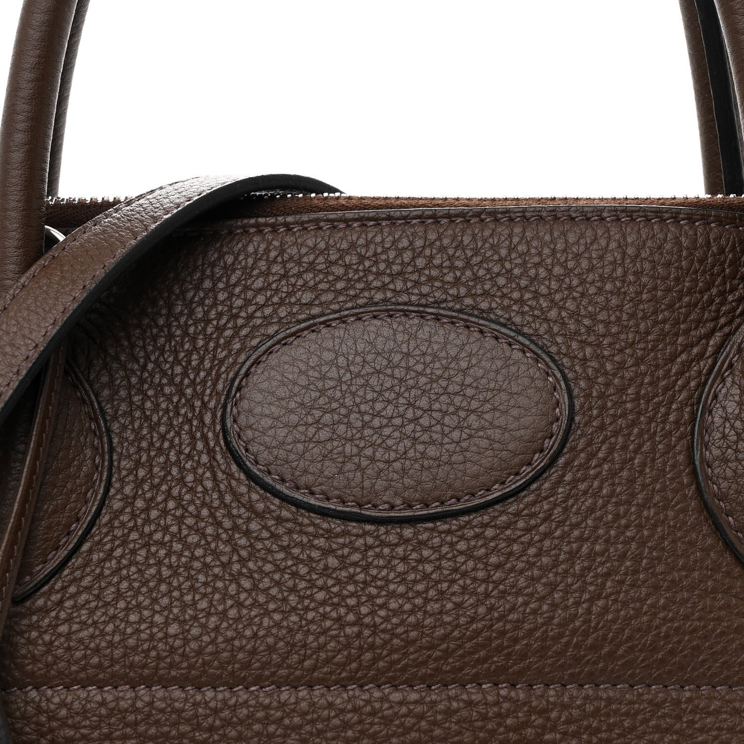 Hermes Taurillon Clemence Bolide 31 Chocolate 8 of 10