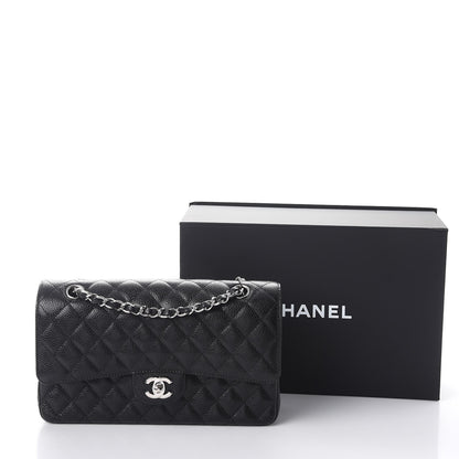 Chanel Caviar Quilted Medium Double Flap Black 9 of 9