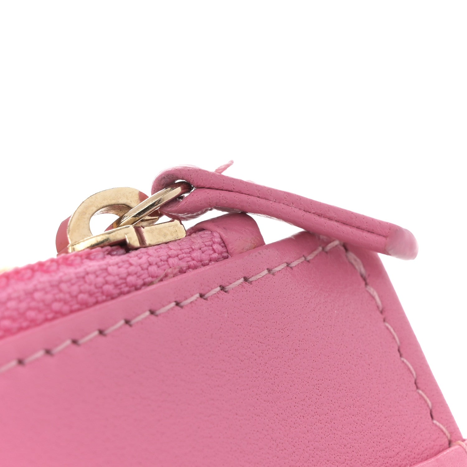 Chanel Lambskin Quilted CC Pearl Crush Wallet on Chain WOC Pink 11 of 12