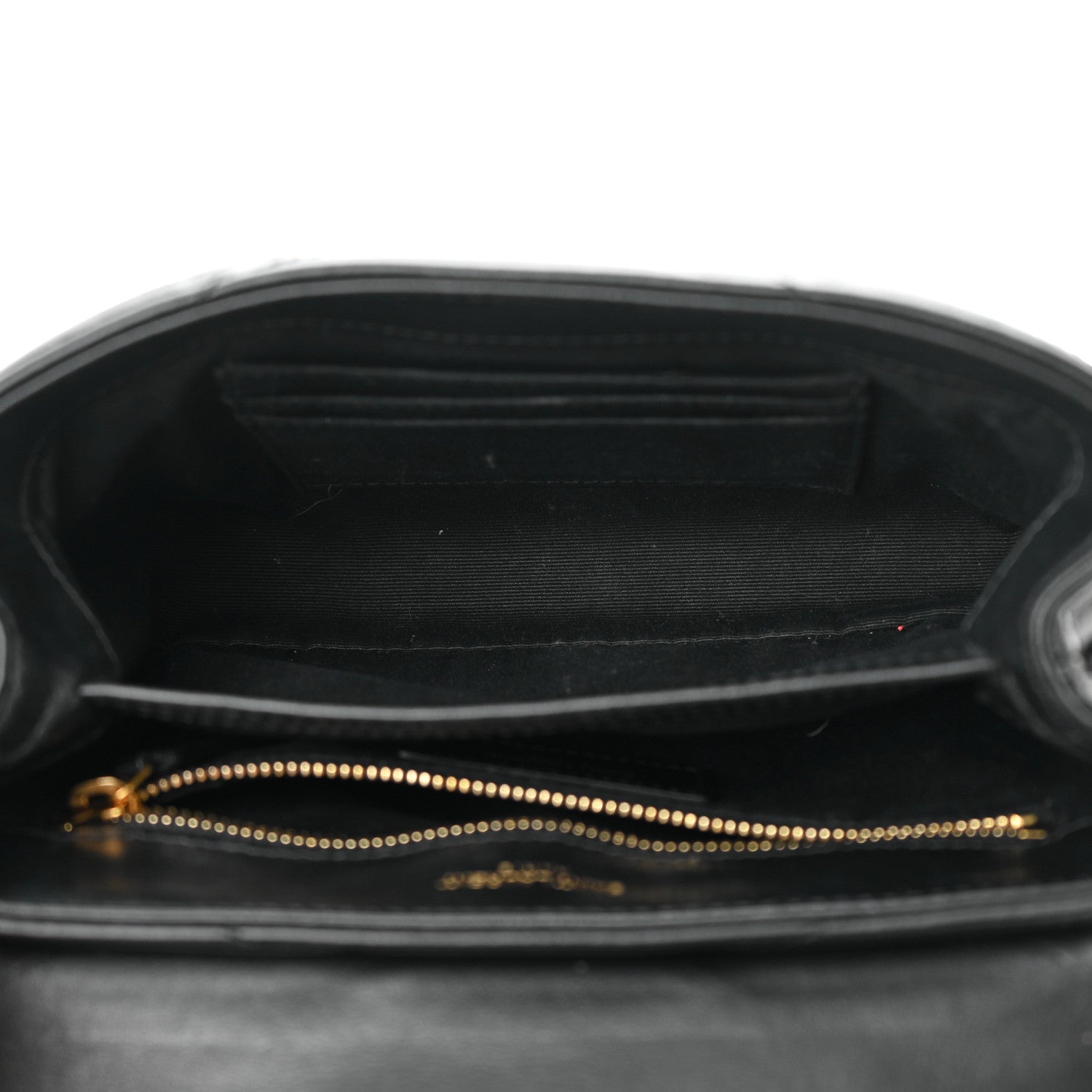 Saint Laurent Calfskin Y Quilted Monogram Toy Loulou Crossbody Bag Black 5 of 15