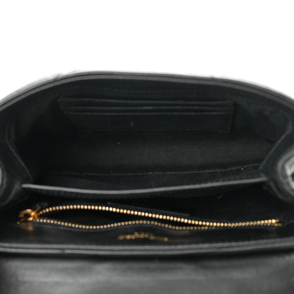 Saint Laurent Calfskin Y Quilted Monogram Toy Loulou Crossbody Bag Black 5 of 15