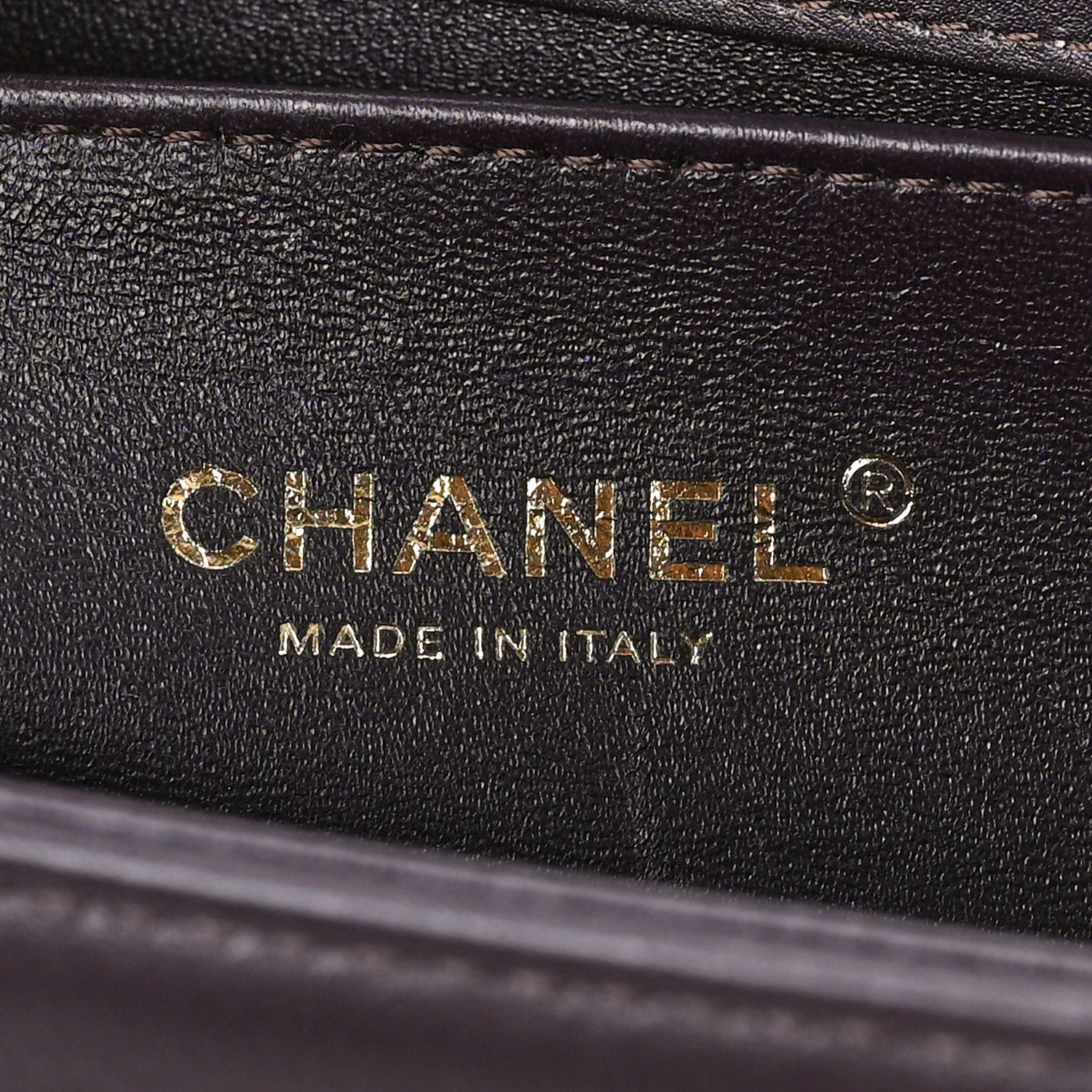 Chanel Calfskin Quilted Medium Boy Flap Dark Brown 6 of 10