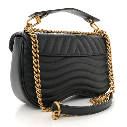 Louis Vuitton Calfskin New Wave Chain PM Black 3 of 9