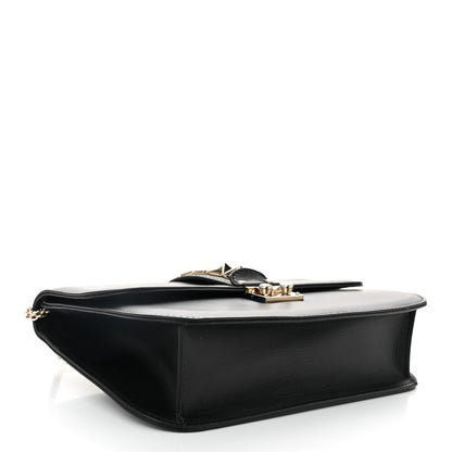 Valentino Garavani Vitello Medium Glam Lock Rockstud Flap Black 4 of 10