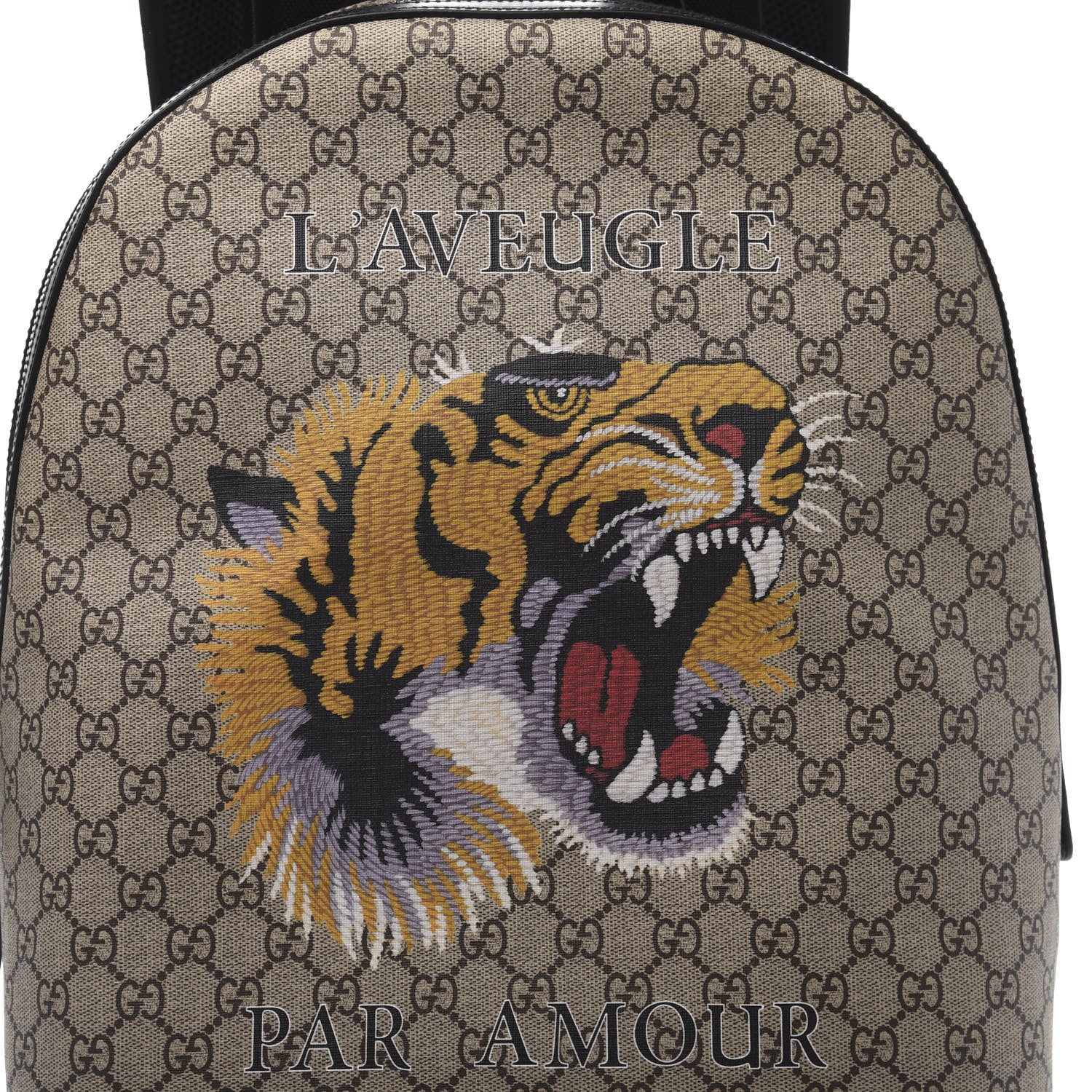Gucci GG Supreme Monogram L'Aveugle Par Amour Print Dome Backpack 10 of 10