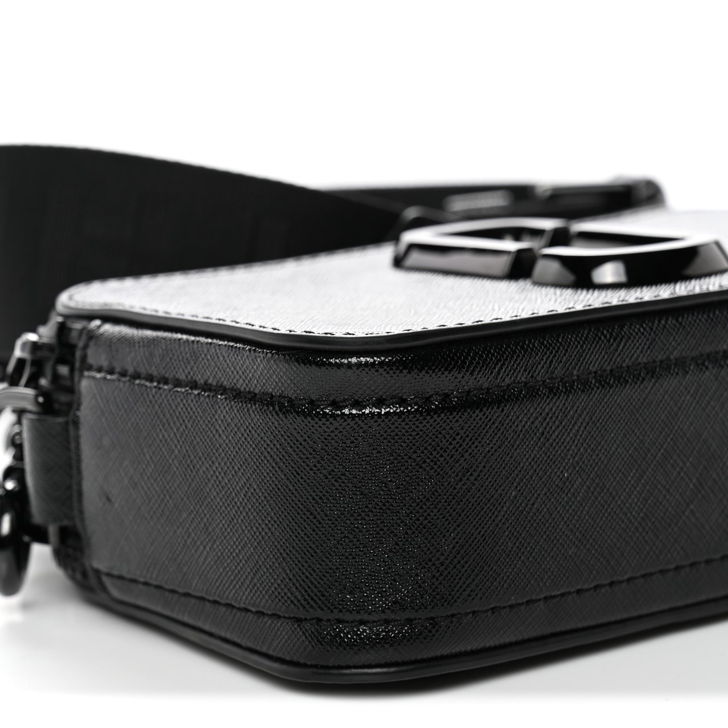 Saffiano Snapshot Camera Bag Black