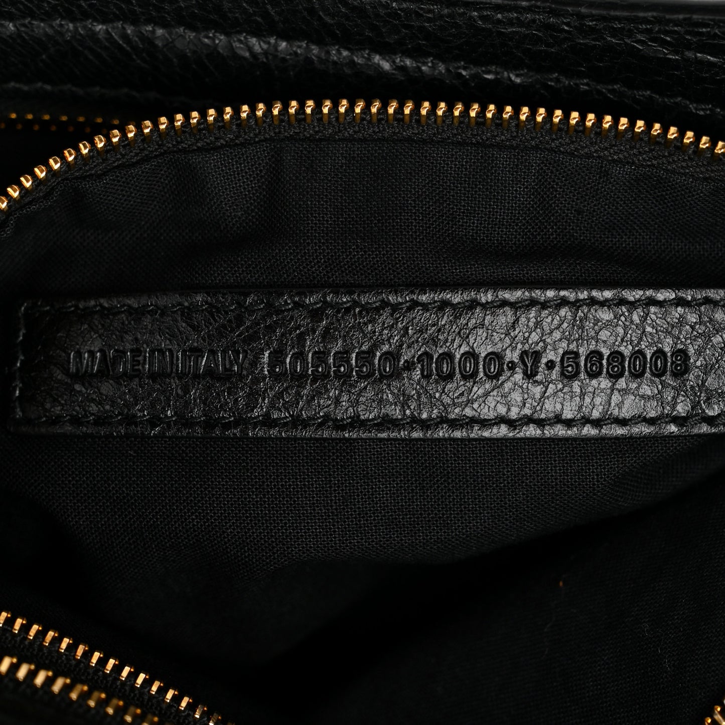 Agneau Classic Gold Hardware City Black