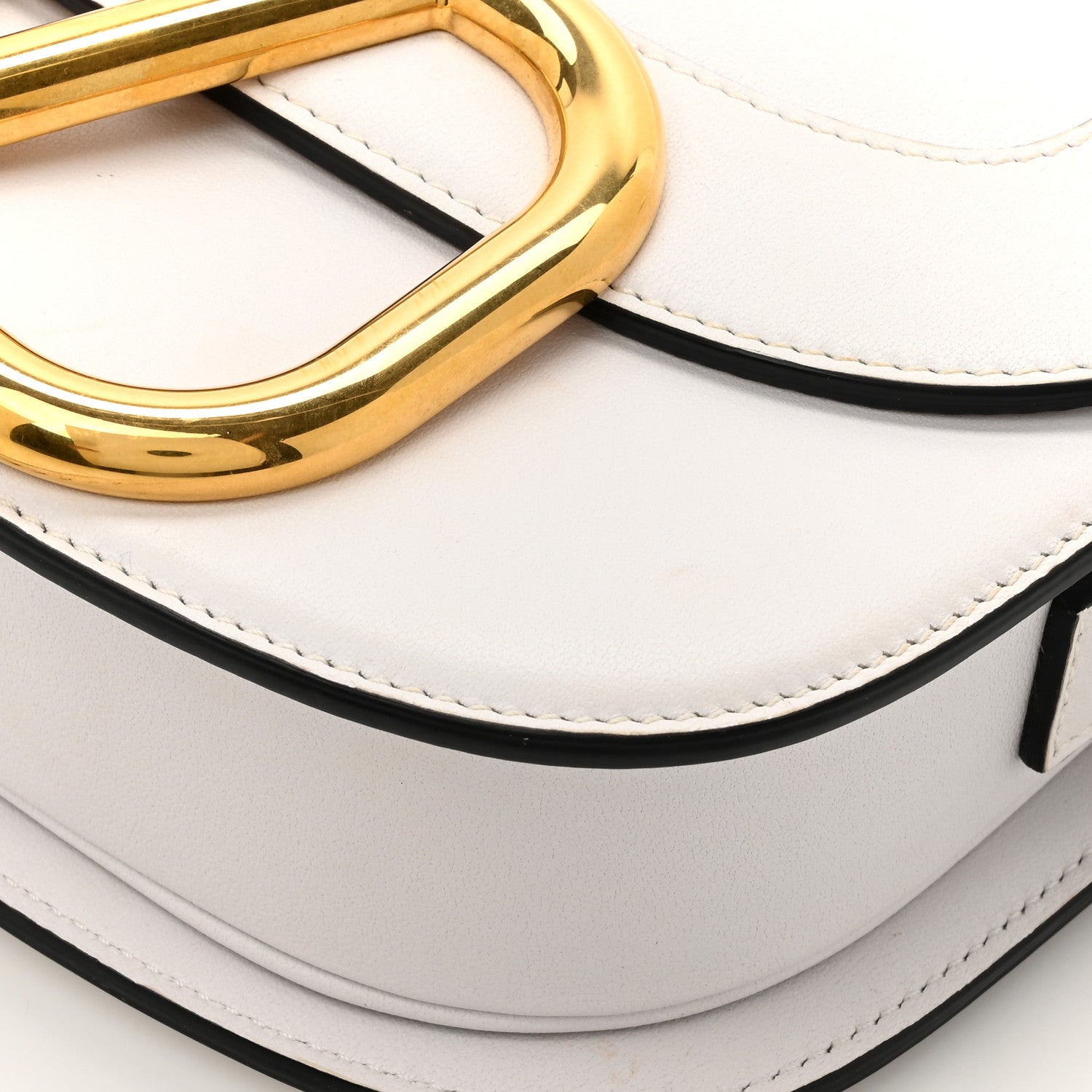 Valentino Garavani Smooth Calfskin Supervee Shoulder Bag Optic White 13 of 15