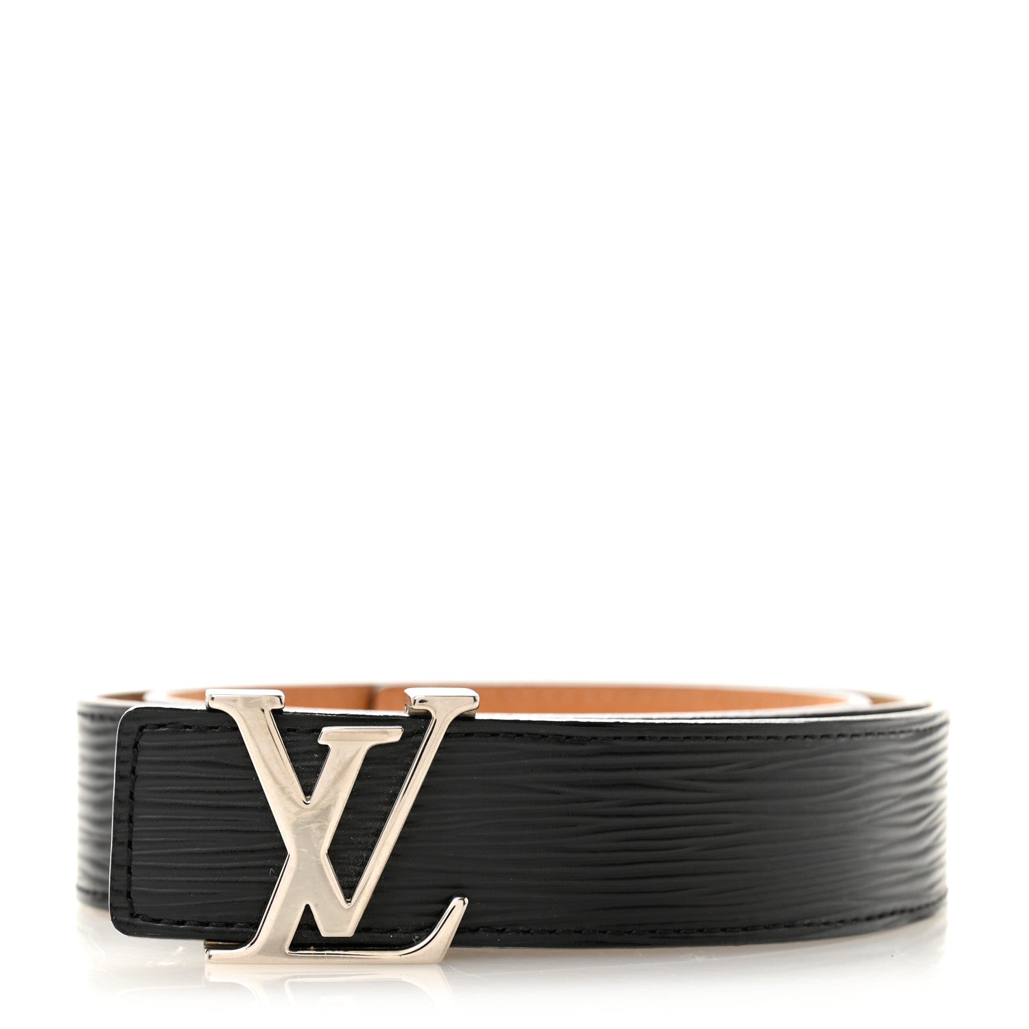 Louis Vuitton Epi 30mm LV Initiales Belt 85 34 Black 1 of 10
