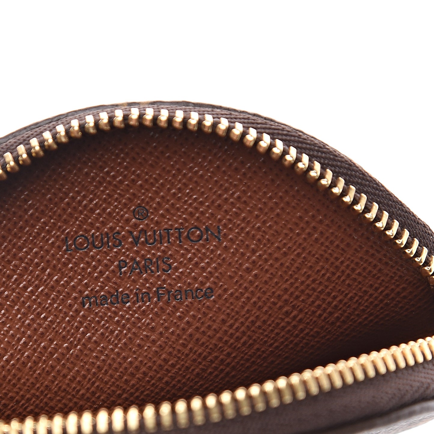 Monogram Round Coin Purse