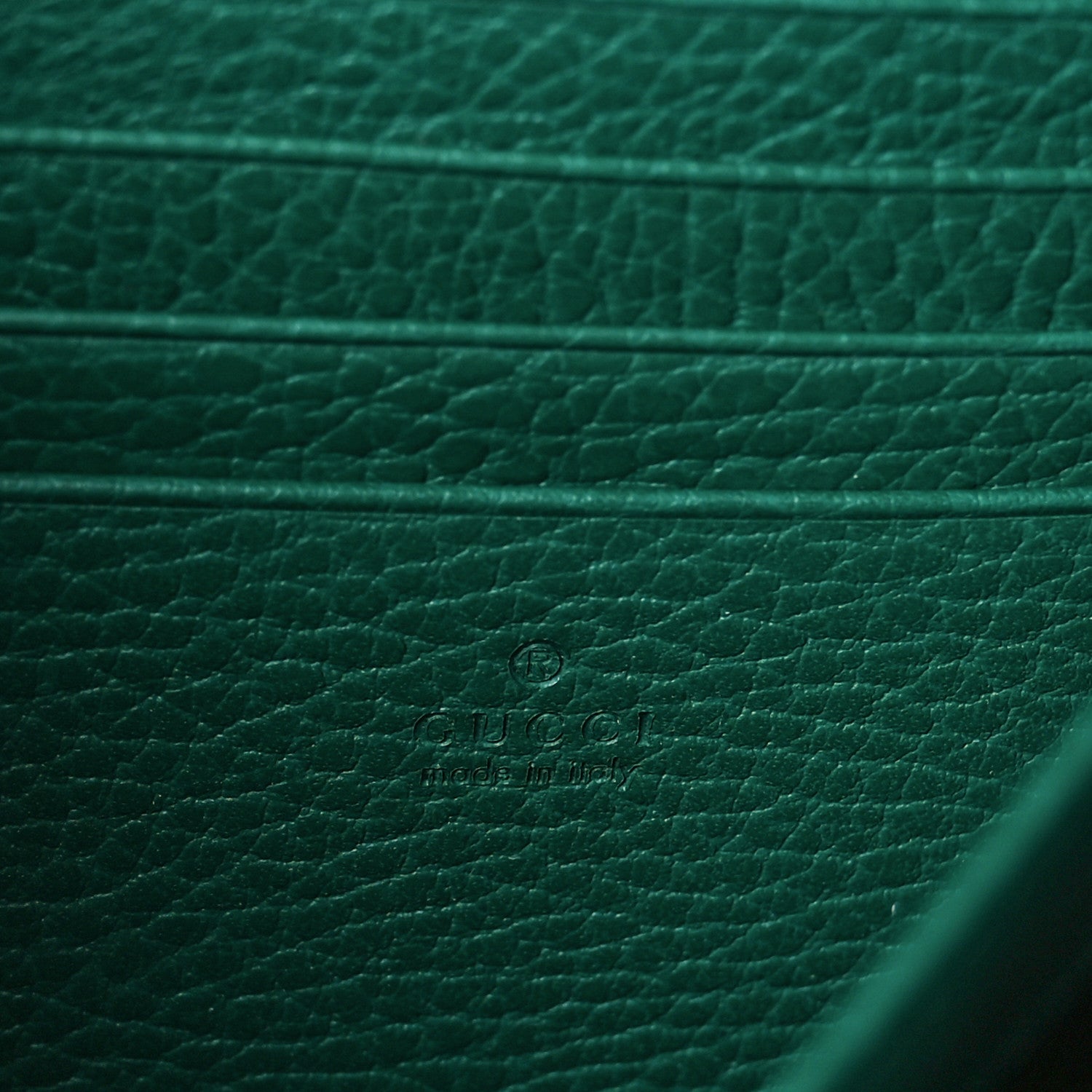 Gucci Calfskin Mini Dionysus Chain Wallet Emerald 6 of 9