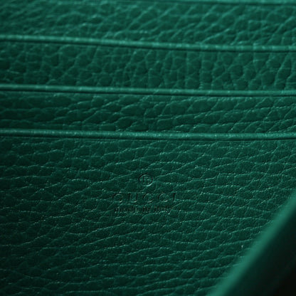Gucci Calfskin Mini Dionysus Chain Wallet Emerald 6 of 9