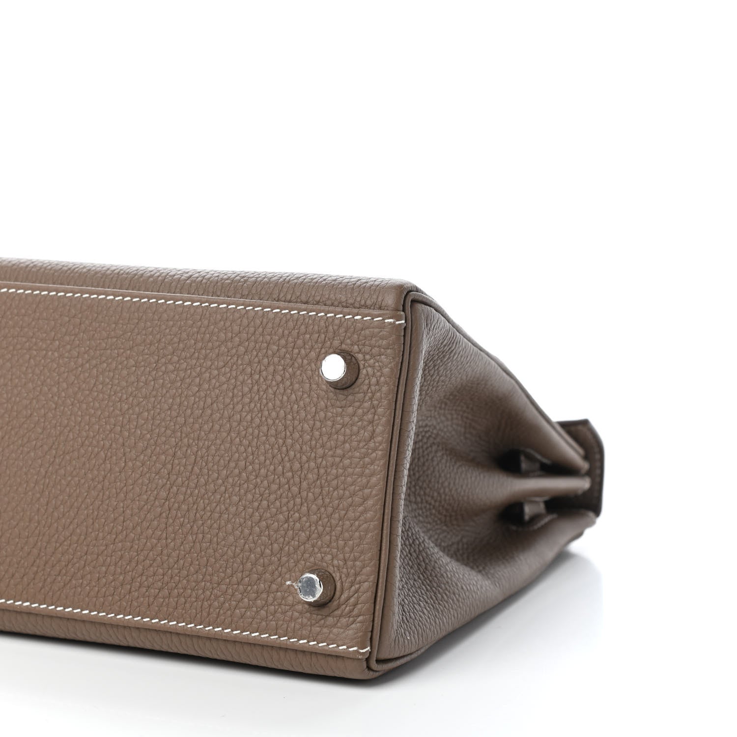 Hermes Togo Kelly Retourne 28 Etoupe 10 of 12