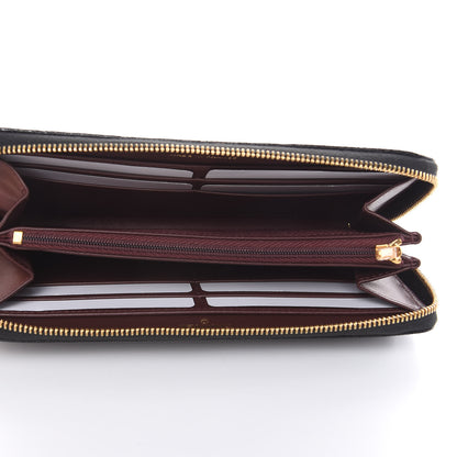 Chanel Caviar Quilted Large Gusset Zip Around Wallet Black 5 of 9