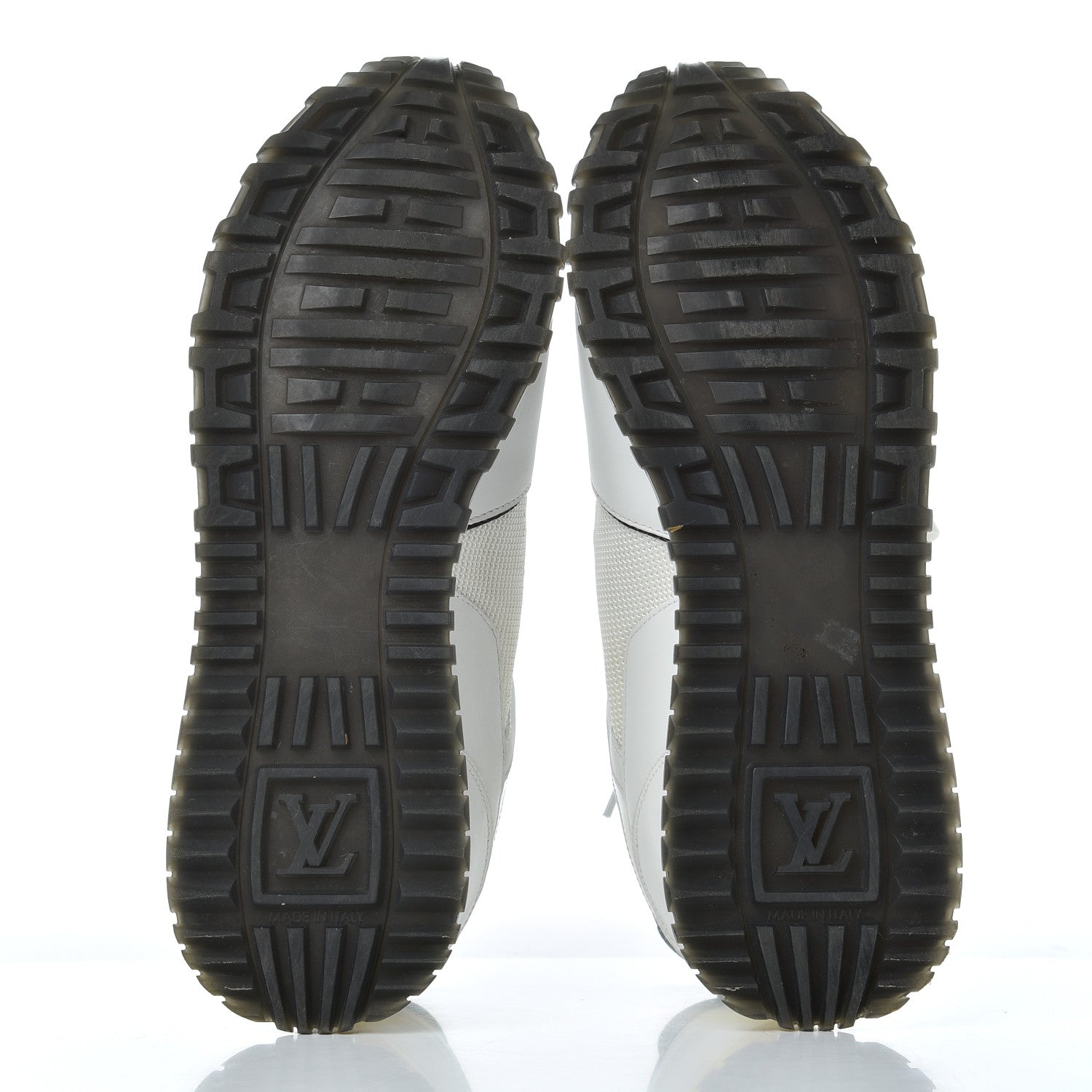 Louis Vuitton Suede Monogram Run Away Sneakers 37 White 15 of 18