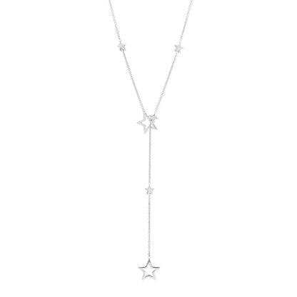 Tiffany Sterling Silver Star Lariat Necklace 1 of 6