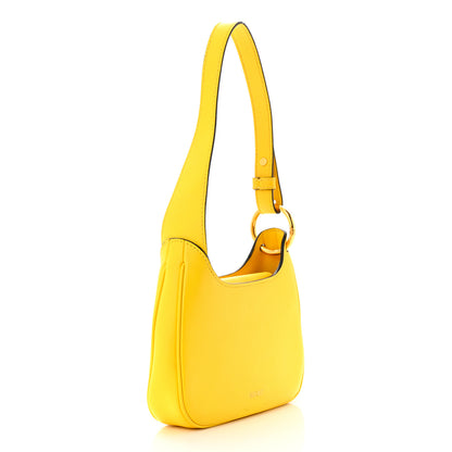 Versace Calfskin La Medusa Mini Hobo Crossbody Yellow 3 of 13