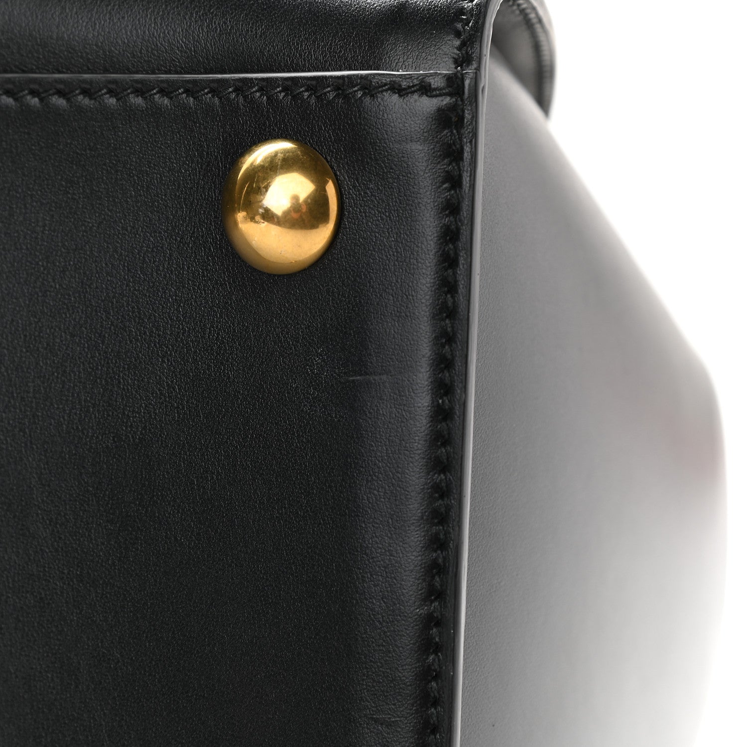 Gucci Plutone Calfskin Web Large Turn Lock Top Handle Duffle Bag Black 10 of 10