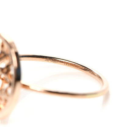Hermes 18K Rose Gold Chaine D'Ancre Passerelle Ring 51 5.75 4 of 5