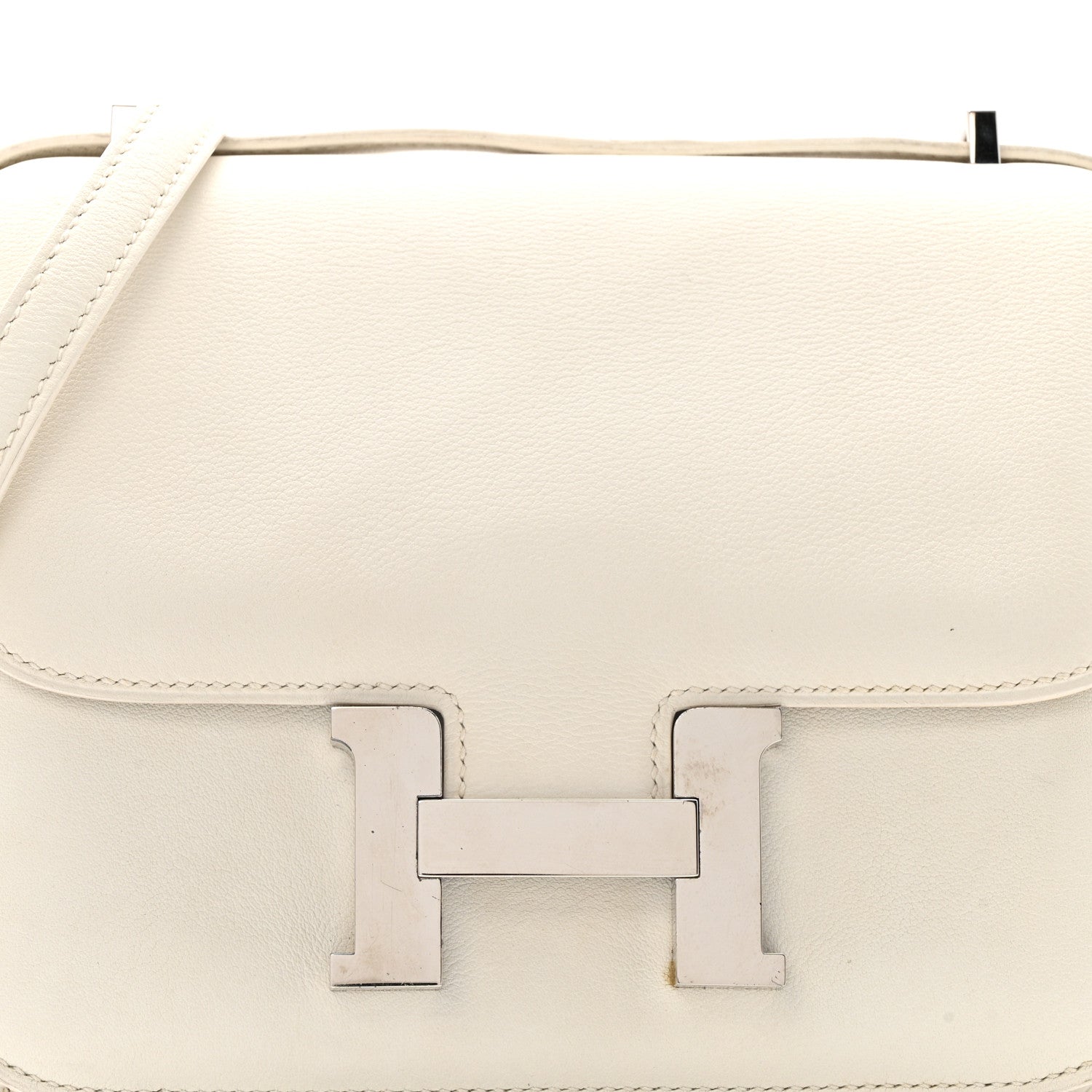 Hermes Swift Constance 18 White 9 of 16