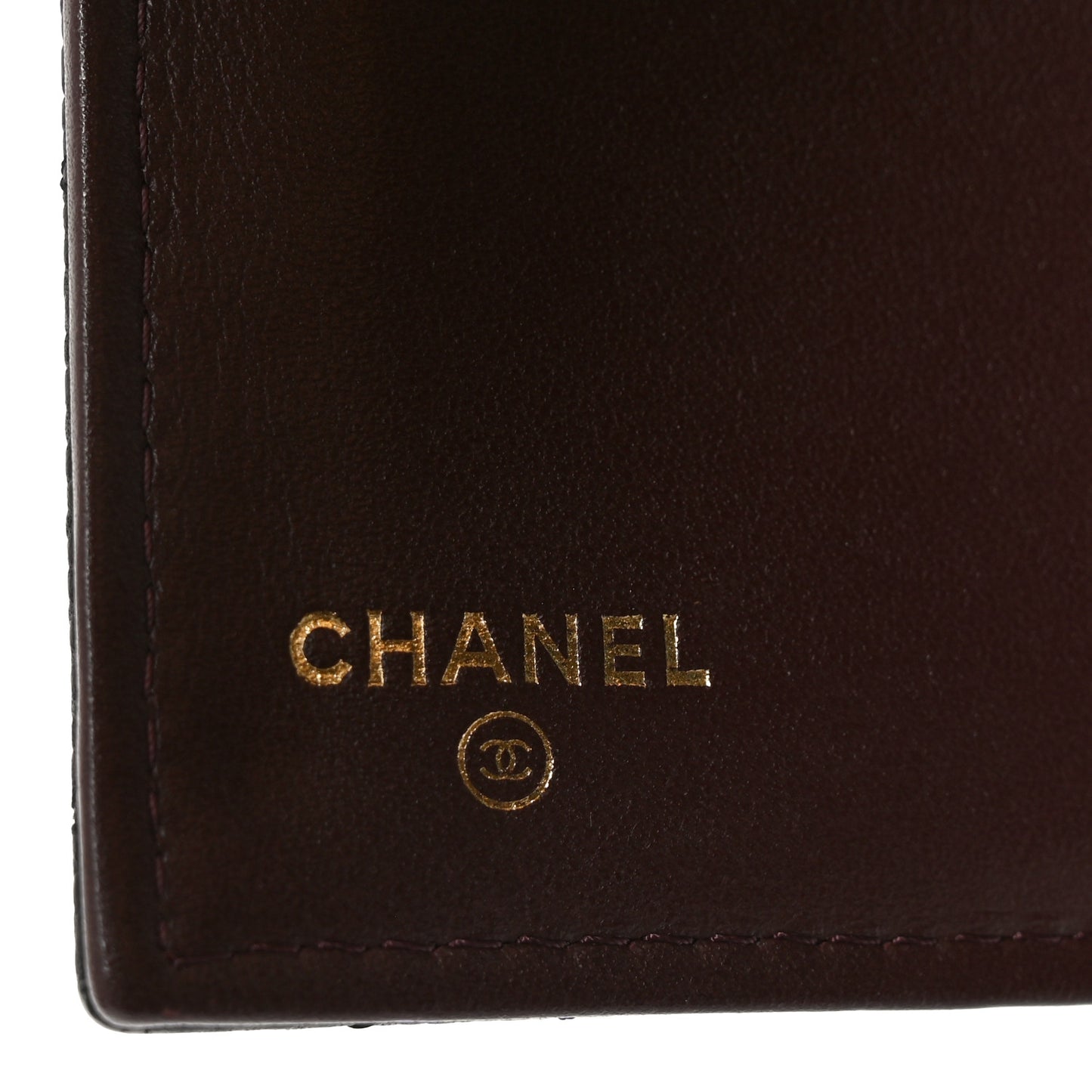 Caviar Quilted Medium Flap Wallet Black