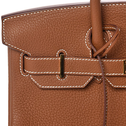 Hermes Togo Birkin 30 Gold 12 of 13