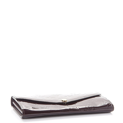 Louis Vuitton Vernis Sarah Wallet NM Amarante 4 of 10