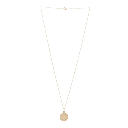 Tiffany 18K Yellow Gold Twist Round Charm Necklace 2 of 5