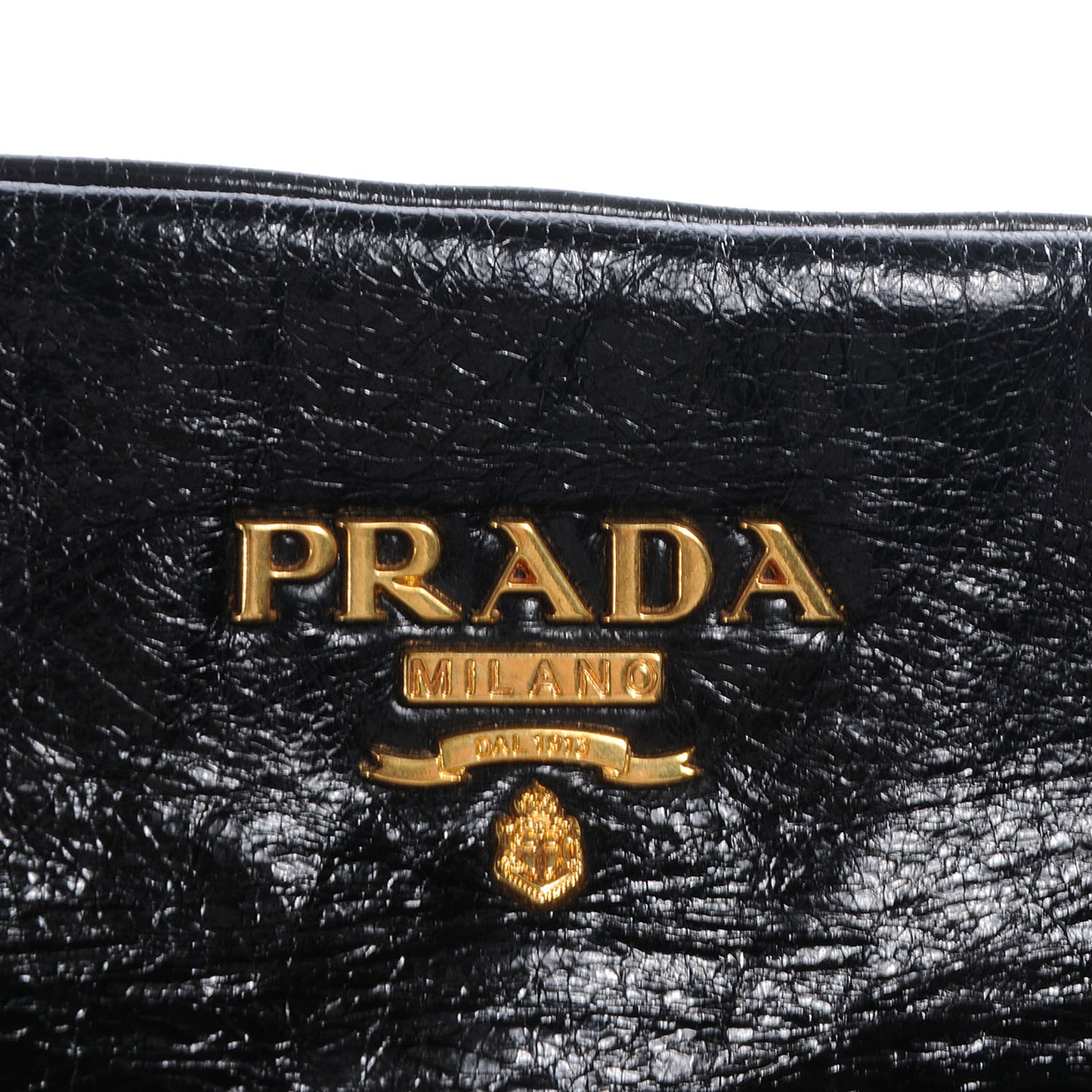 Vitello Shine Tote Nero Black