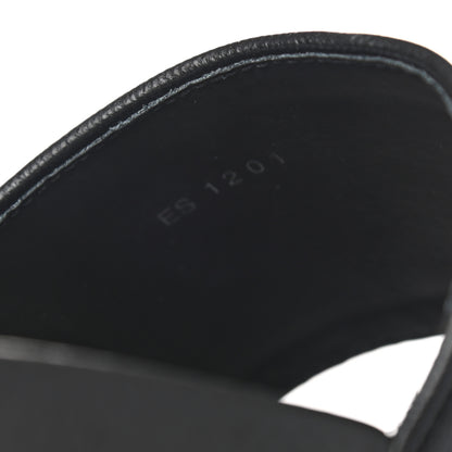 Givenchy Lambskin Logo Embossed 4G Womens Sandals 38 Black 8 of 10