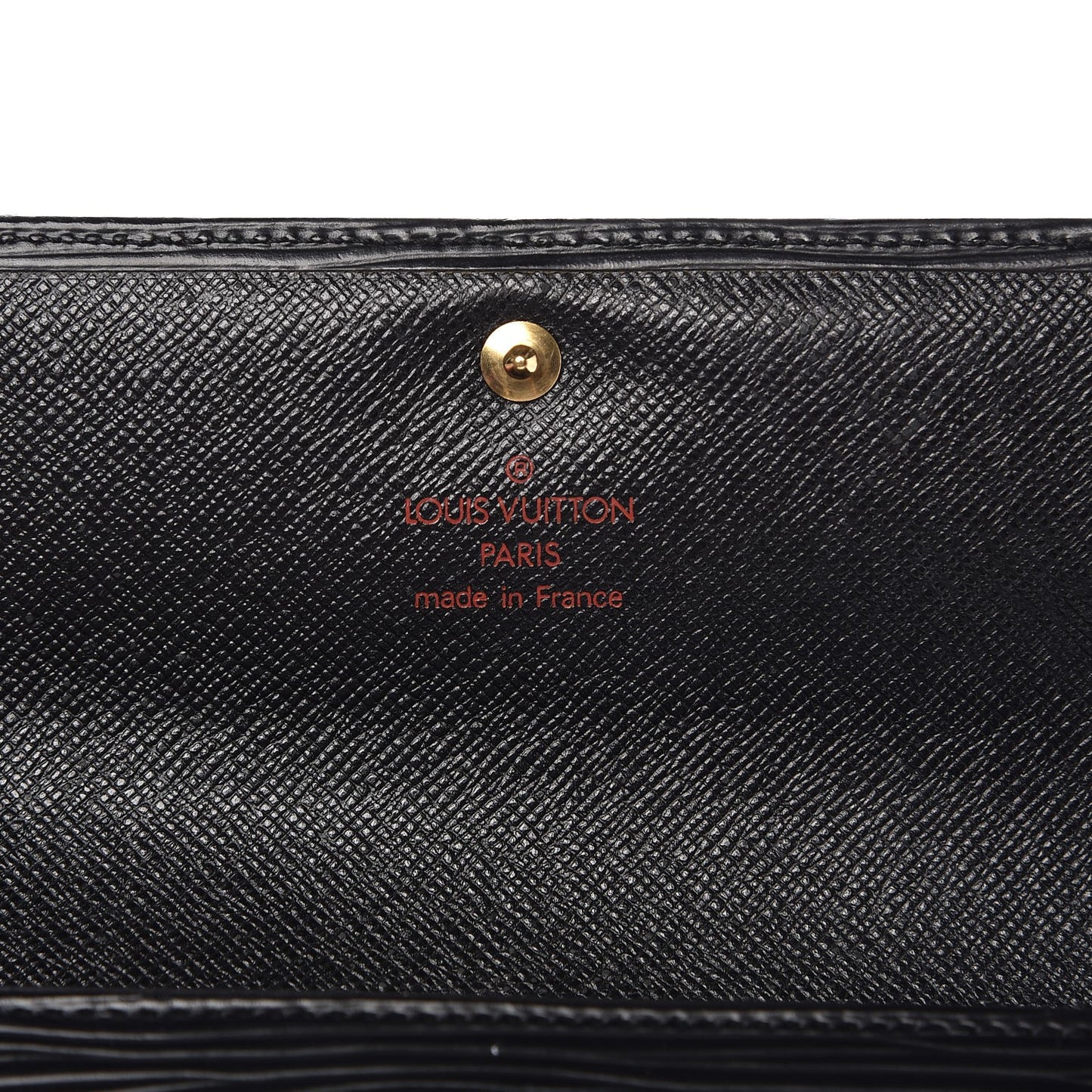 Epi Porte Tresor Etui Papiers Wallet Black