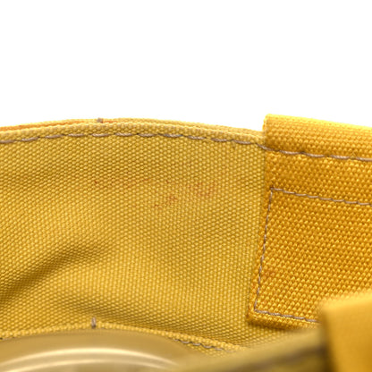 Prada Canvas Canapa Small Logo Tote Yellow 12 of 15